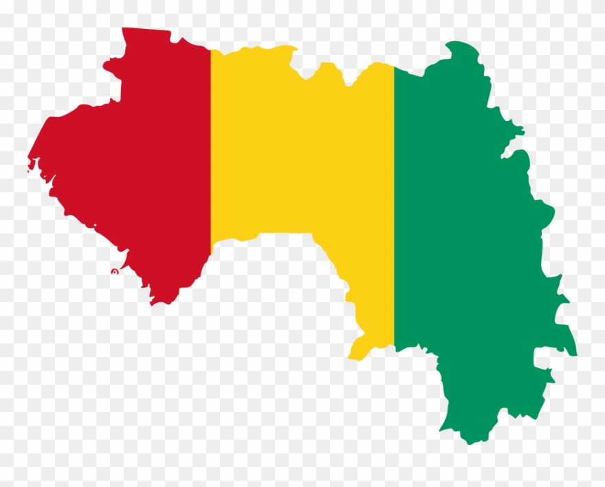 Guinea - Clipart - Carte De La Guinée Conakry - Png Download