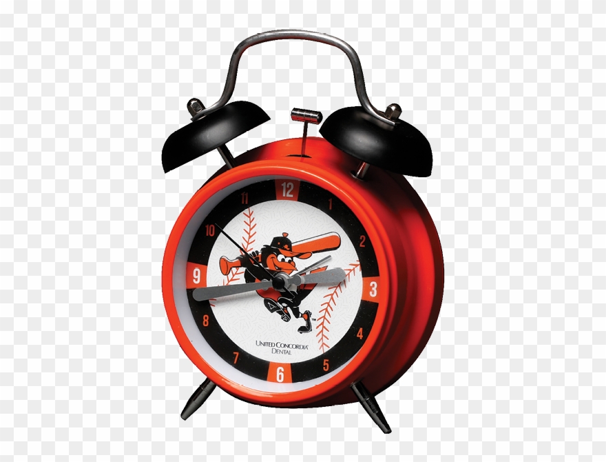 Presented By United Concordia Dental - Orioles Retro Talking Alarm Clock Clipart
