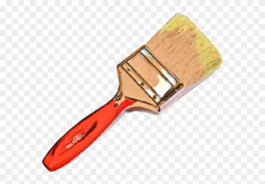 Palette Painting Art Clip Art - Paint Brush Cartoon Transparent - Png Download