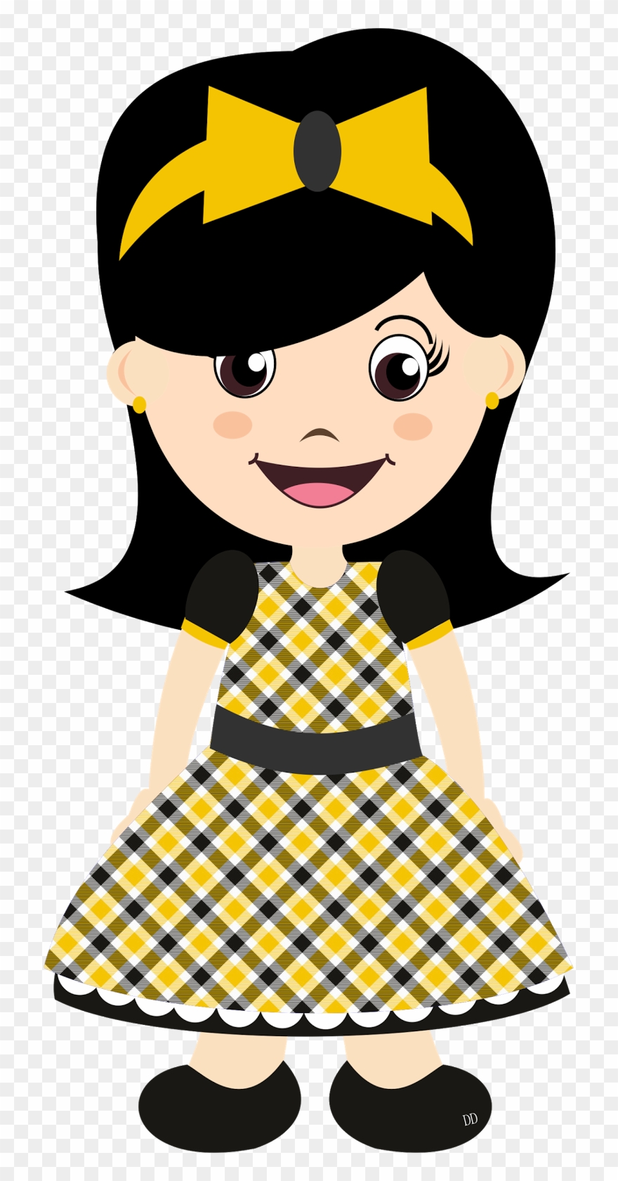 Mascotinha Caipira Para Baixar Paper Piecing And Clip Menina Caipira Cute Png Transparent Png Pinclipart