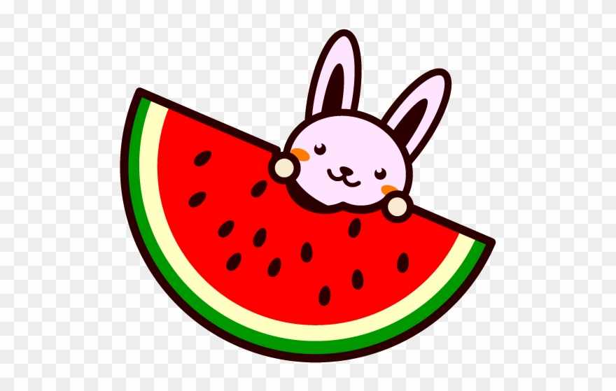 Clip Art Transprent Png - うさぎ 夏 イラスト Transparent Png