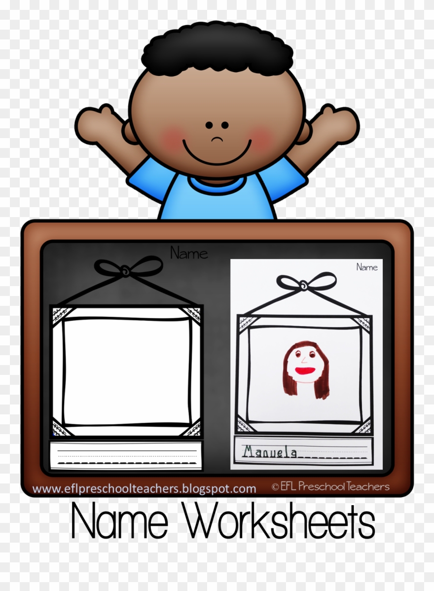 Practice Name Recognition And Spelling With Each Child - Drawing Clipart