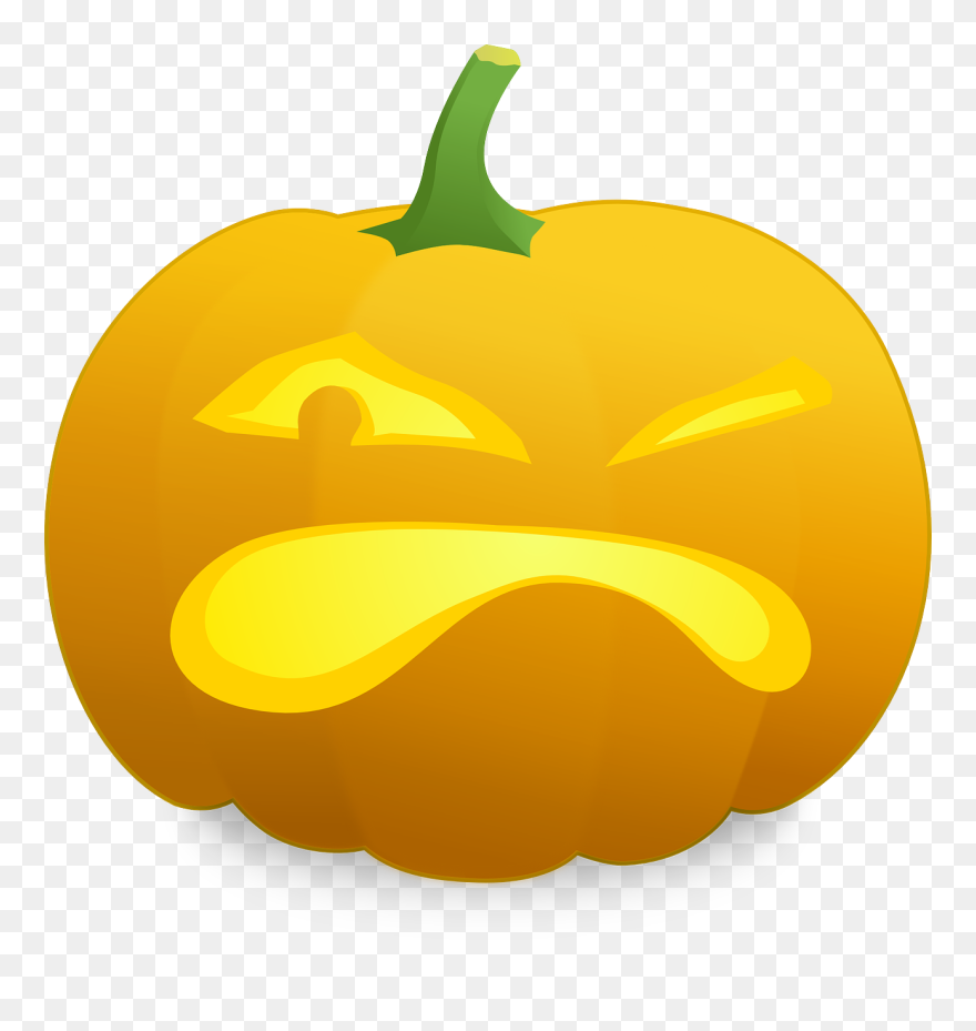 Jack O' Lantern Halloween Pumpkin Cucurbita Free Commercial - Angry Jack O Lantern Clipart