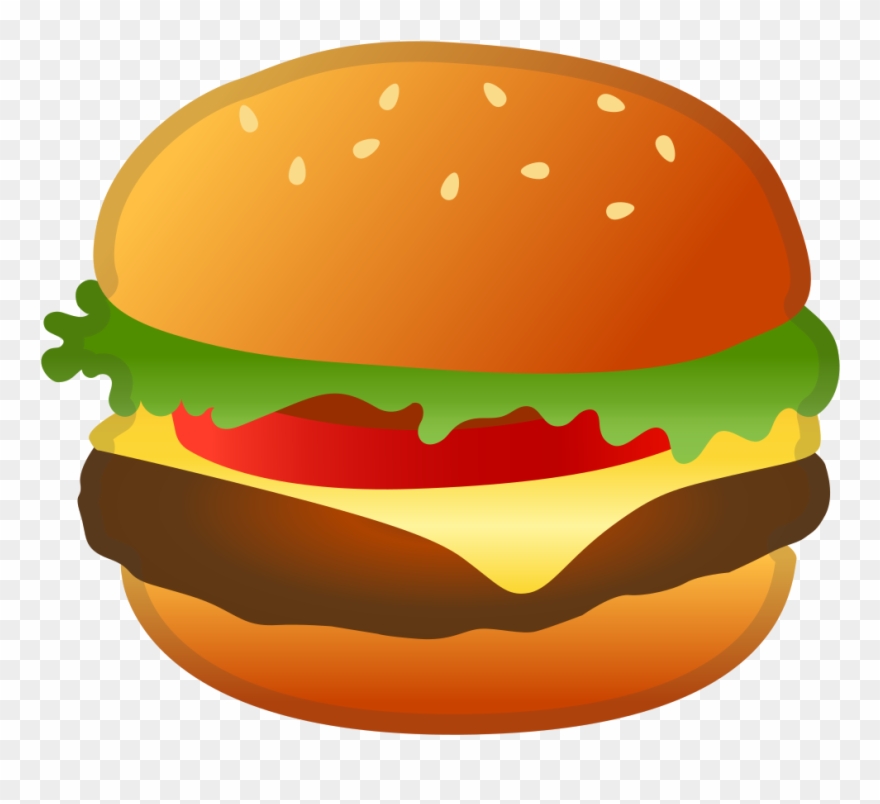 Hamburger Icon Noto Food Drink Iconset Google - Burger Emoji Clipart