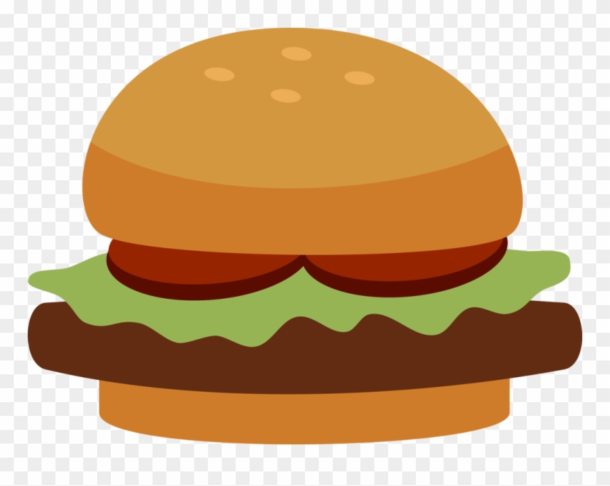 Vector Hamburger Burger Clipart Freeuse Stock - Burger Vector Png Transparent Png