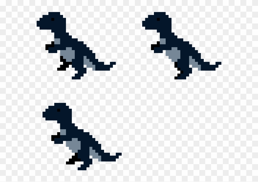 Small T-rex - T Rex Pixel Png Clipart