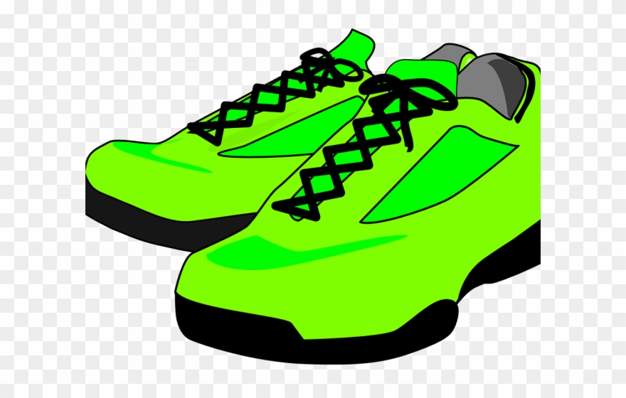 Running Shoes Clipart Jacket - Clipart Running Shoes Transparent Background - Png Download