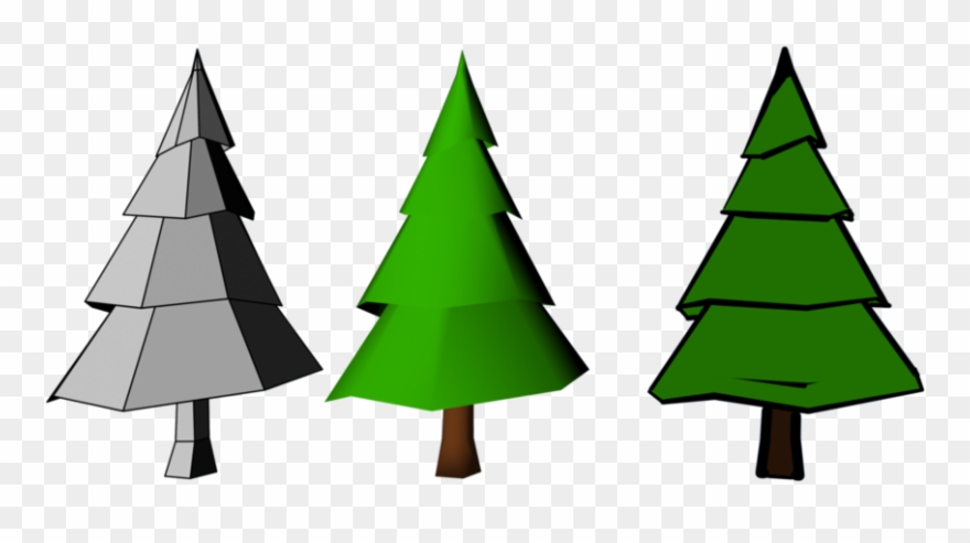 Holiday Changes - Tree Textures Cel Shading Clipart
