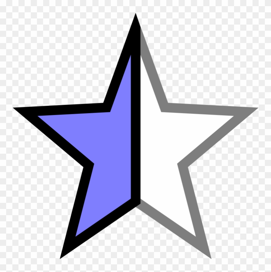 Open - - Star Icon Transparent Background Clipart
