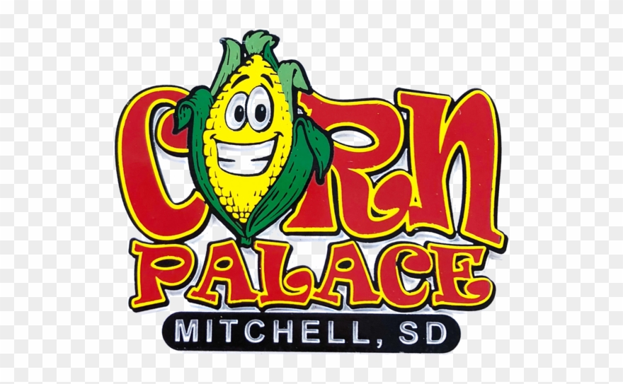 Corn Palace One Ear Magnet - Corn Palace Gift Shop Clipart