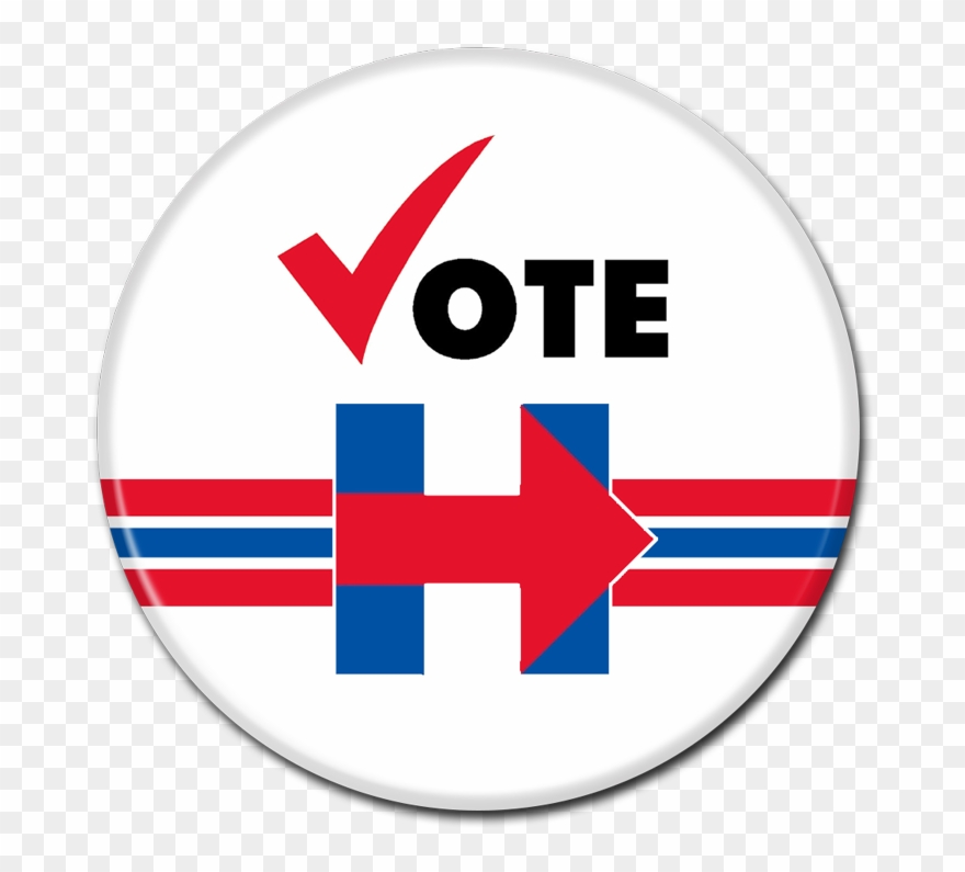 Hillary Transparent Button - Hillary Clinton Button Transparent Clipart