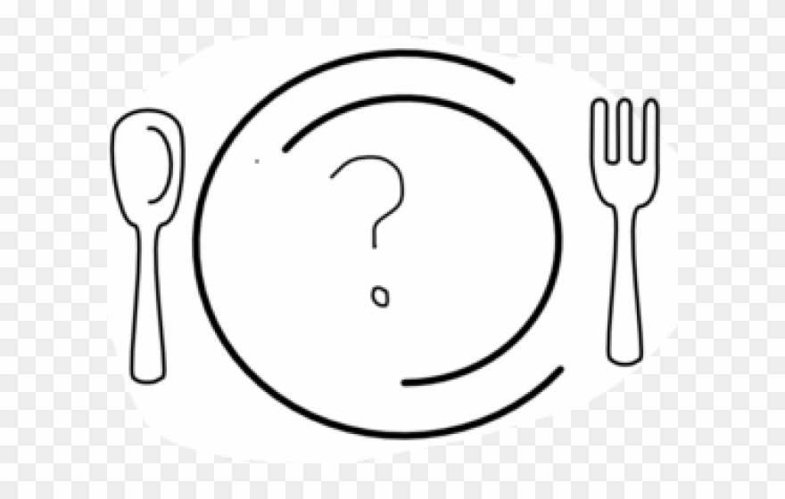 Dinner Plate Clipart Clipart Transparent Background - Spoon And Fork - Png Download