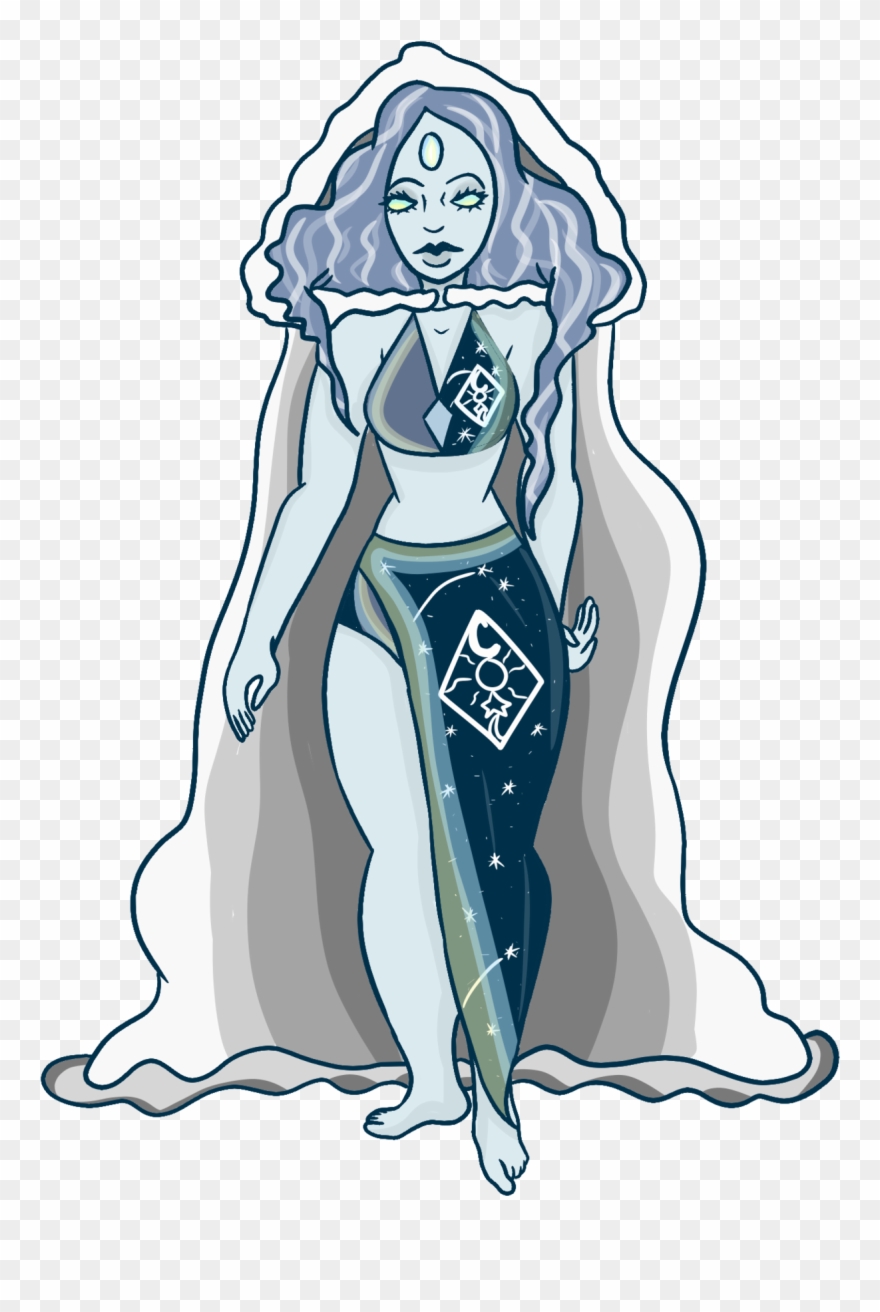 “ My First Post On Tumblr This Is Moonstone, My Gemsona - Cartoon Clipart