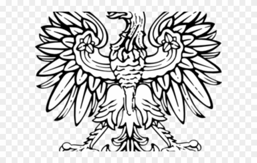 Poland Clipart Polish Food - Polish Coat Of Arms Outline - Png Download