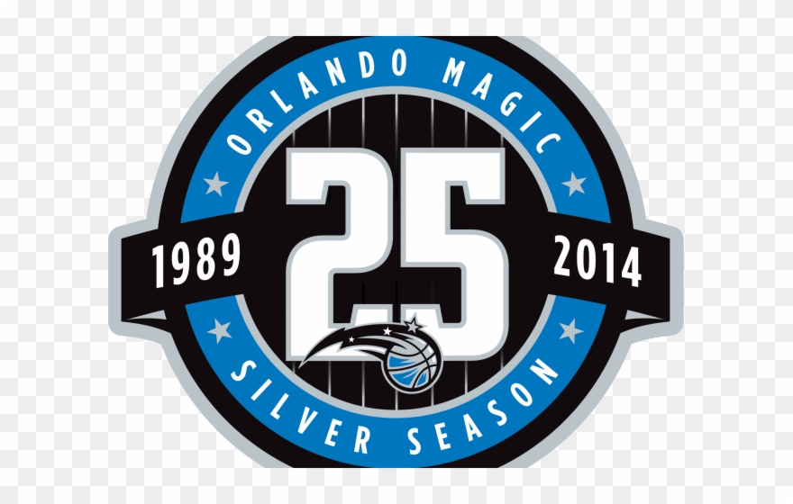 Orlando Magic Clipart - Orlando Magic Anniversary Logo - Png Download
