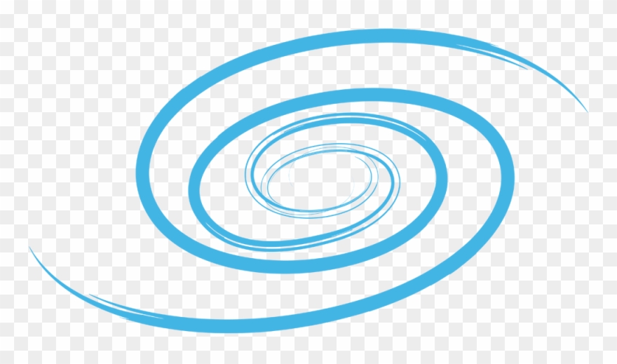 Swirls Clipart Magical - Blue Swirls Transparent Background - Png Download