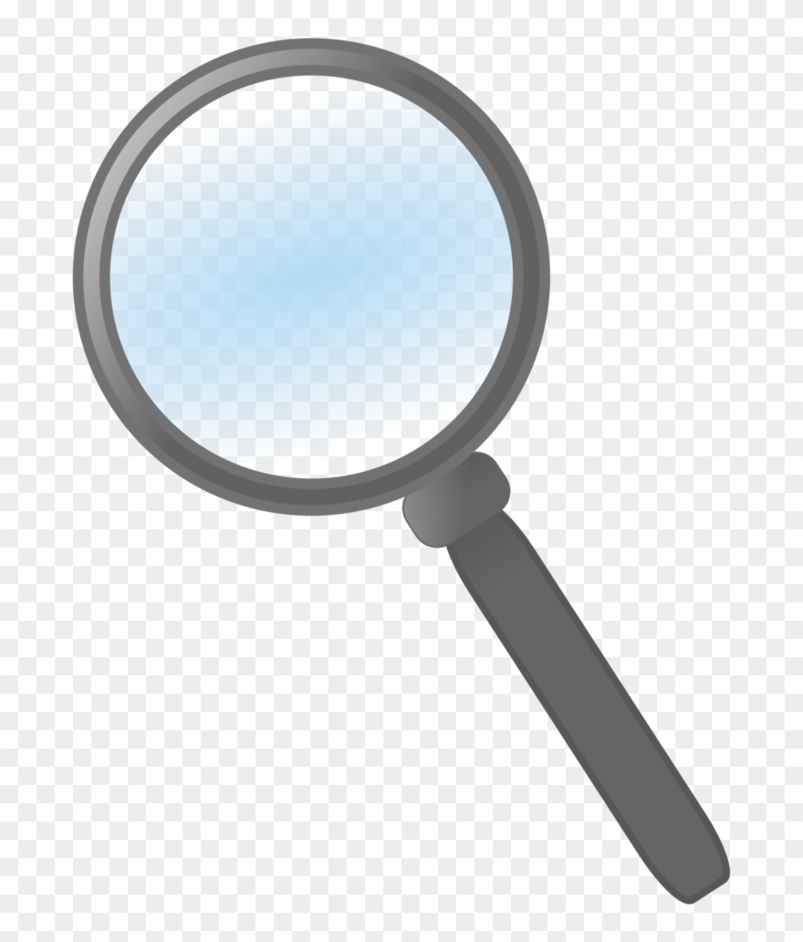 Clip Art Image Magnifying Glass Id Mark - عدسة مكبرة Clipart - Png Download