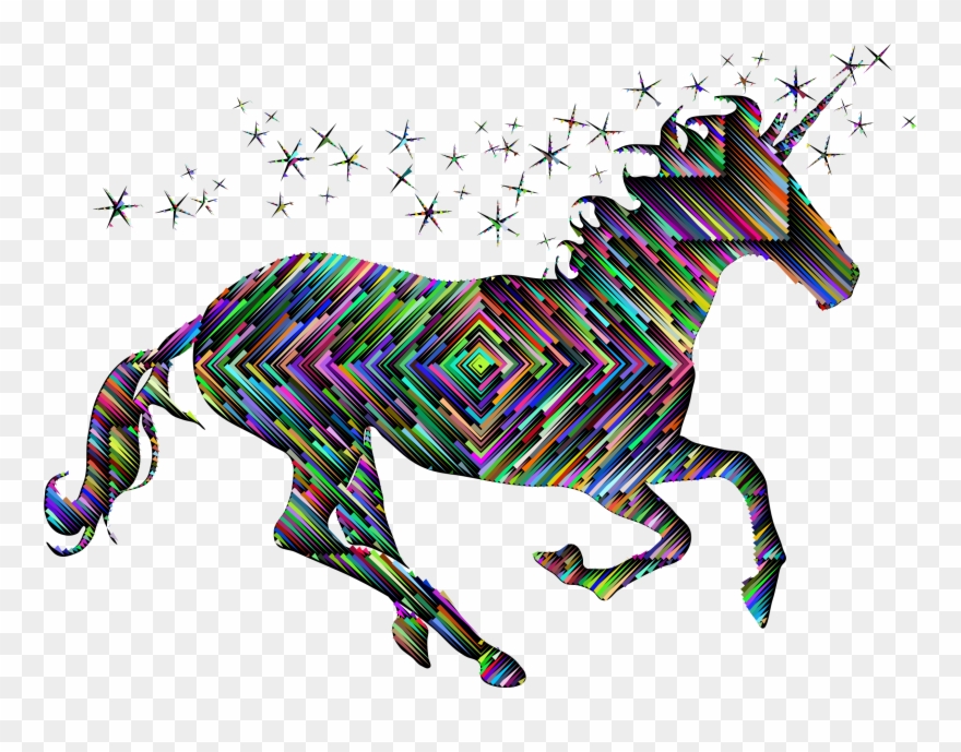 Magic Clipart Silhouette - Clip Art Unicorn Silhouette - Png Download
