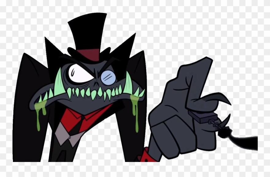 Pixels Drawing Villain - Villainous Black Hat Clone Clipart
