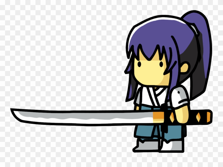 Samurai Clipart Historical - Scribblenauts Unlimited Anime Characters - Png Download
