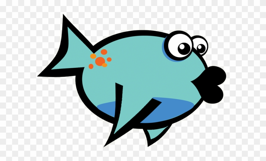 Fish Clipart Lip - Fish With Lips Clipart - Png Download