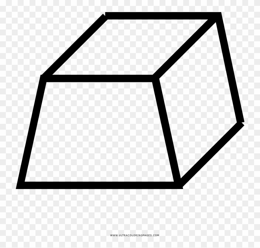 Clipart Table Trapezoid - Gold Sketch - Png Download