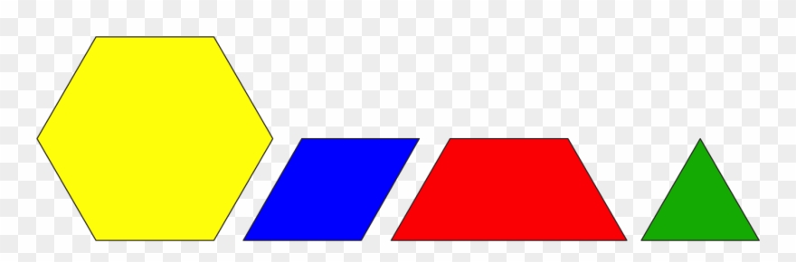 Red Trapezoid Png Jpg - Pattern Blocks Rhombus Clipart