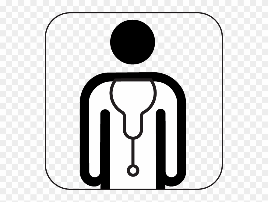 Male Doctor - Hospital Symbols Clipart