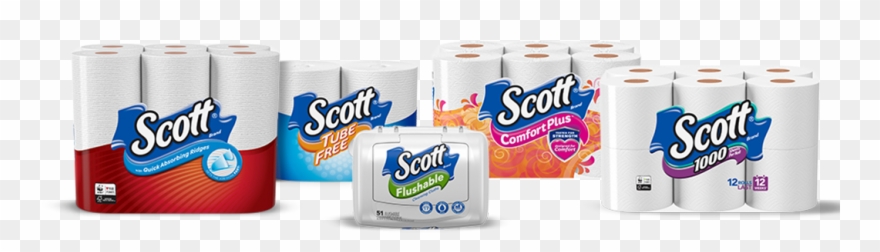 Scott Family Of Products Image - Paper Towel And Toilet Paper Clipart