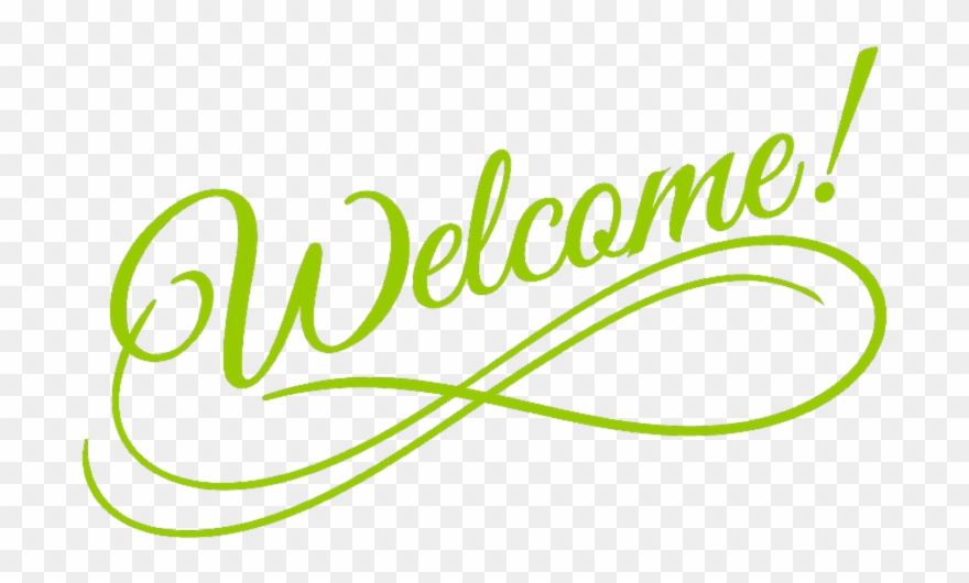 Baby Shop Clipart Logo Leaf - Welcome Sign In Calligraphy - Png Download