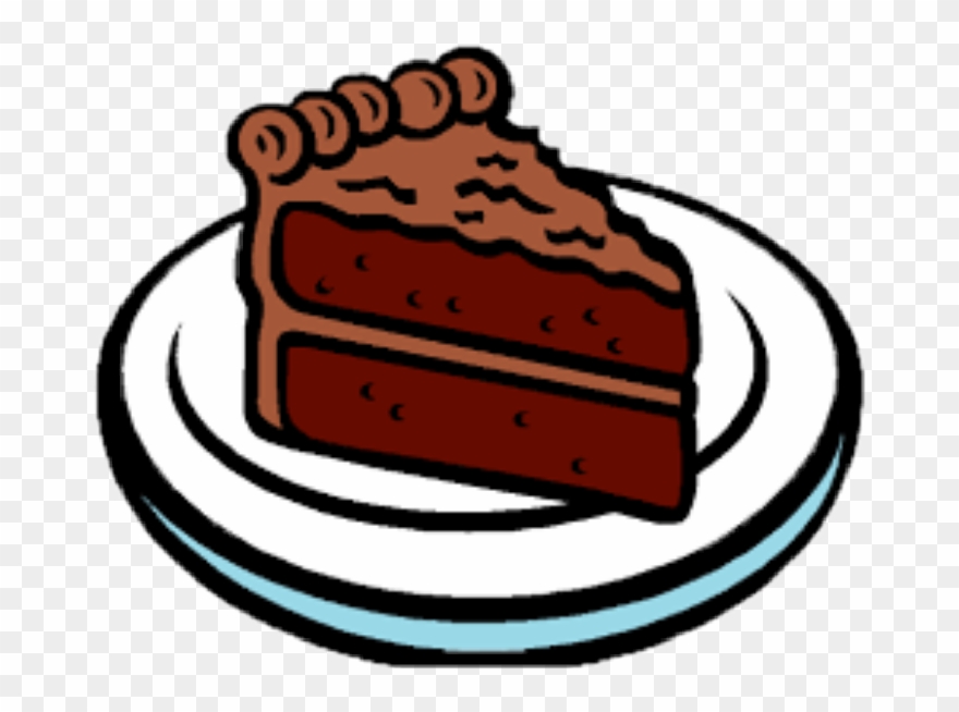 Pice Clipart Chocolate Pastry - Chocolate Cake Clipart Png Transparent Png