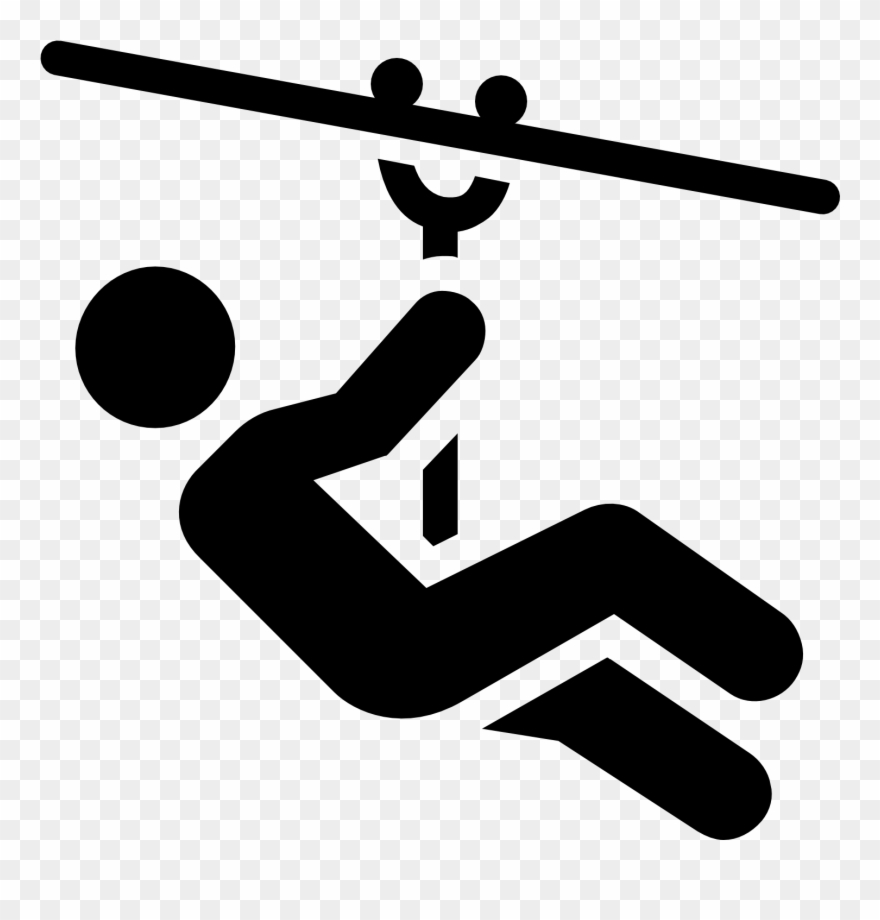Picture Library Computer Icons Rafting Clip Art Wire - Zip Line Icon Png Transparent Png