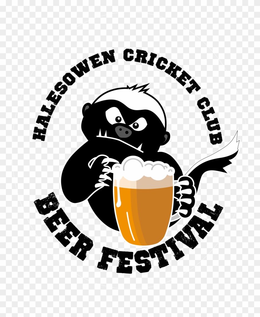 Honey Badger Beer Festival Logo - Illustration Clipart