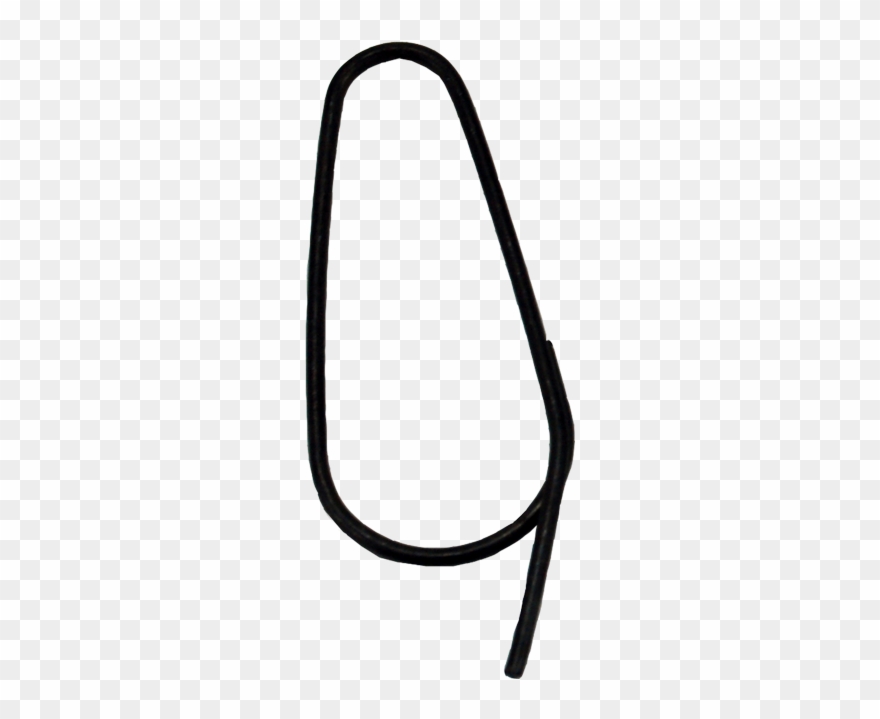 Hook, Metal, Label Hook, Black Clipart