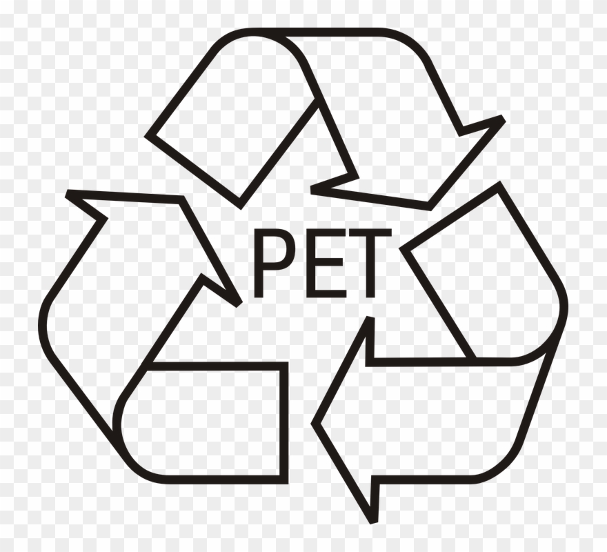 Recycle, Recycling, Logo, Pet, Symbol, Label - Pet Recycle Symbol Clipart
