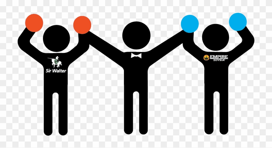 It's A Tie Between Sir Walter Buffalo And Empire Zoysia Clipart