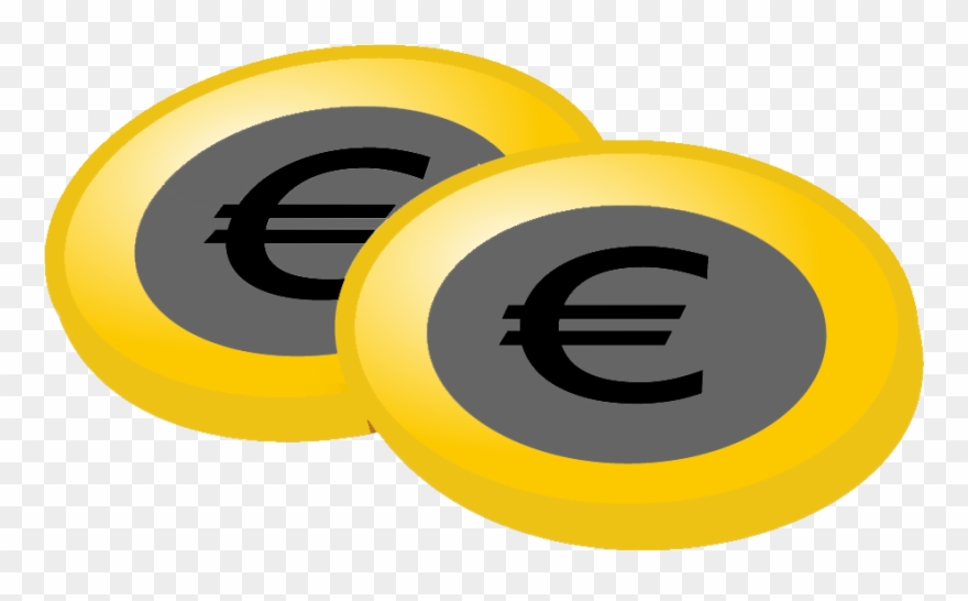 How Much Money First Column - Euro Coins Clipart