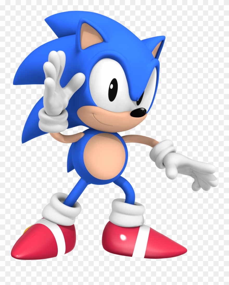 Classic Sonic Nibroc Rock Clipart
