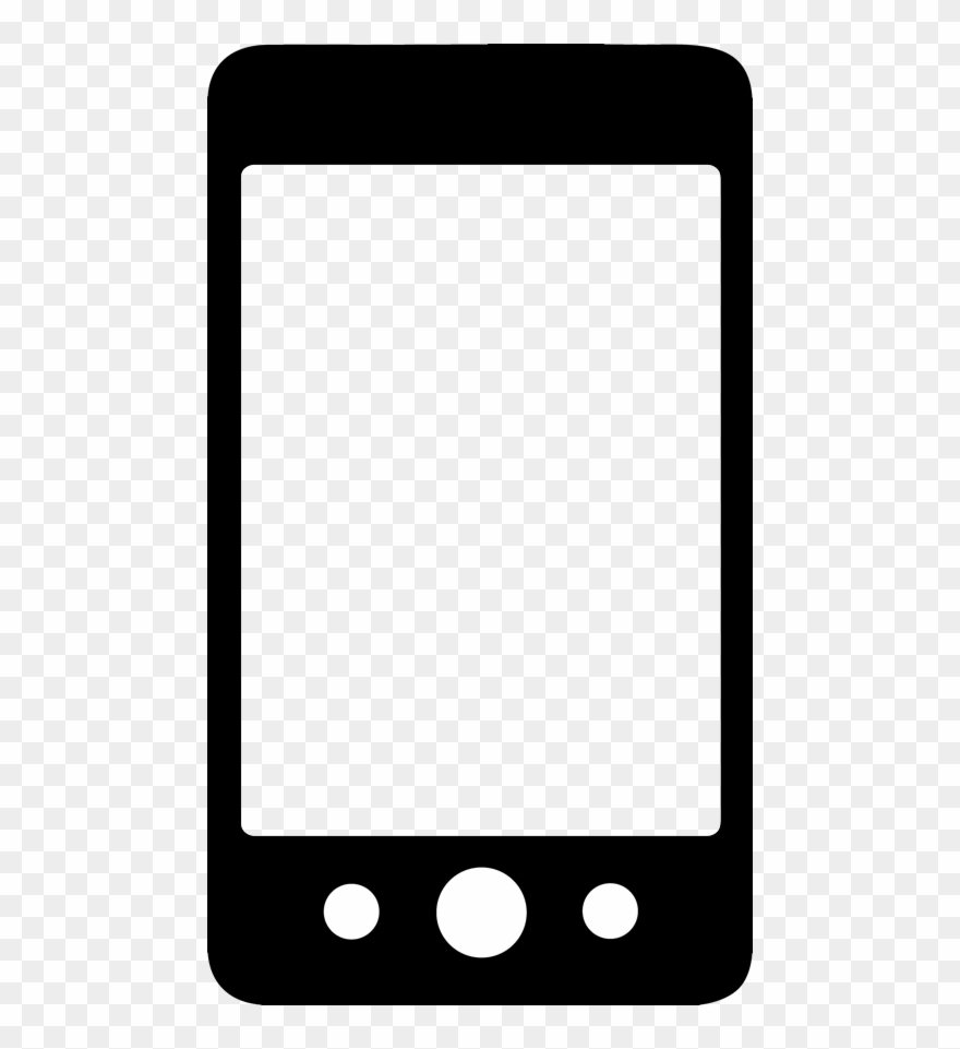 Readout Device - Icono Celular Negro Png Clipart