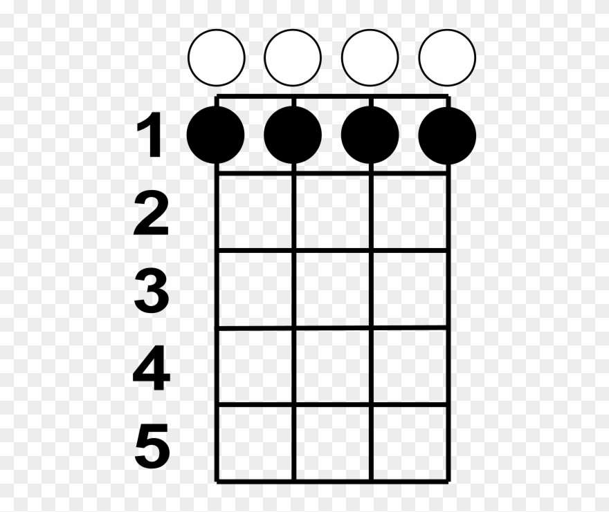 File - Uke - Svg - H7 Ukulele Chord Clipart