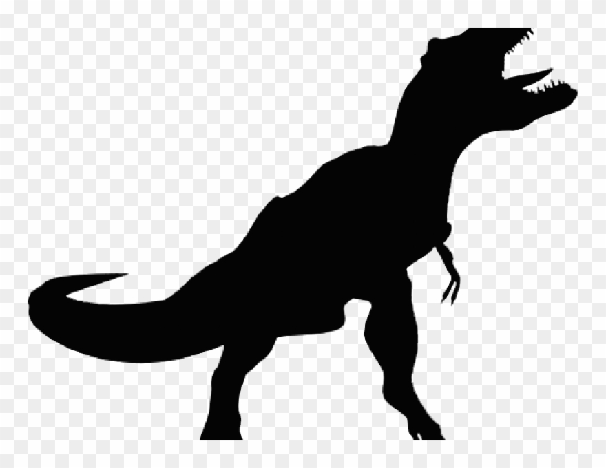 Suciasaurus Silhouette Large - T Rex Dino Silhouette Clipart