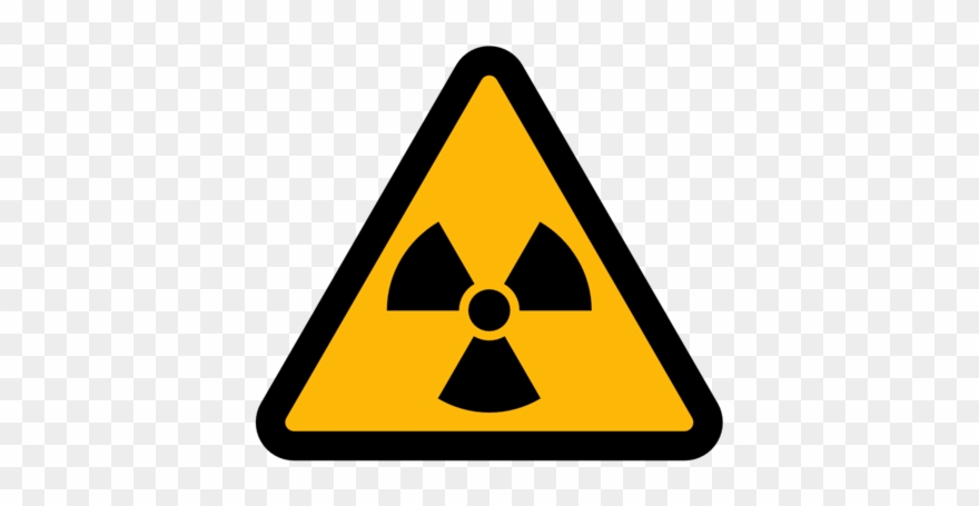 Hazard Symbol Radioactive Decay Radiation Sign - Radiation Symbol Clipart