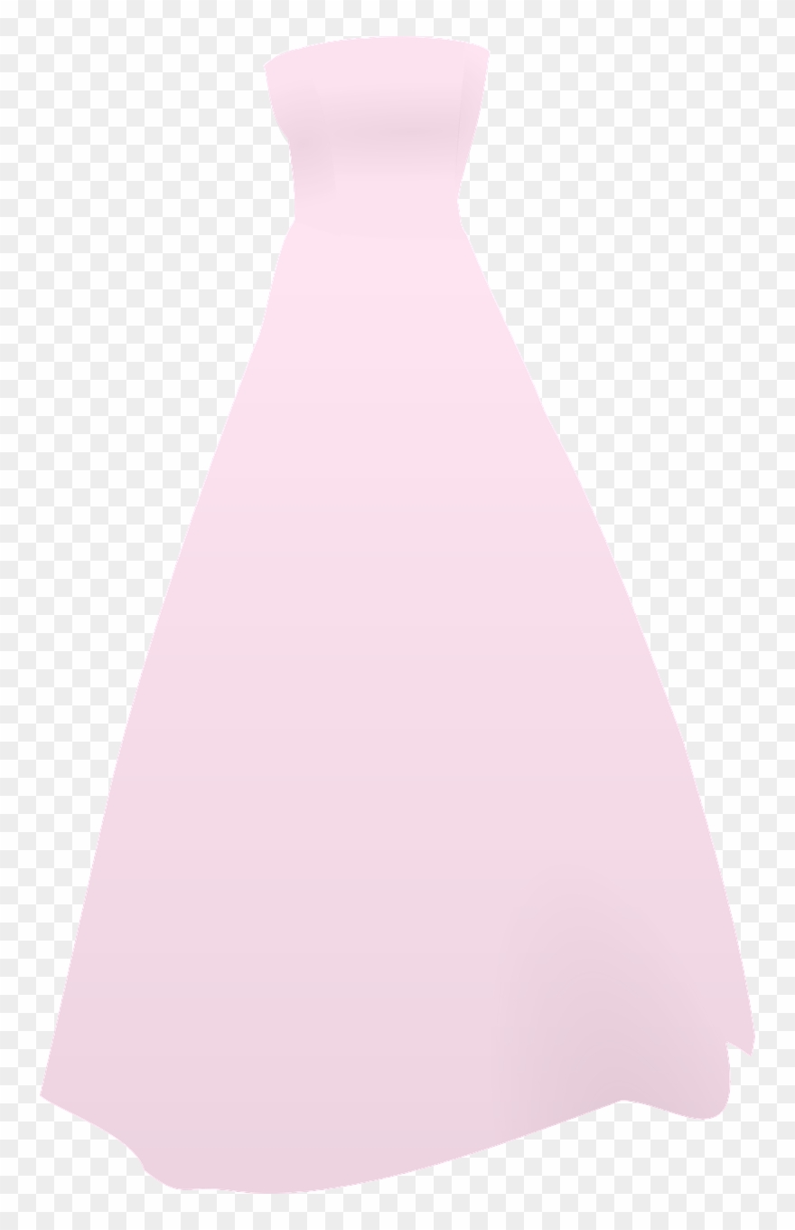 Gown Clipart Gaun - Pink Wedding Dress Png Transparent Png