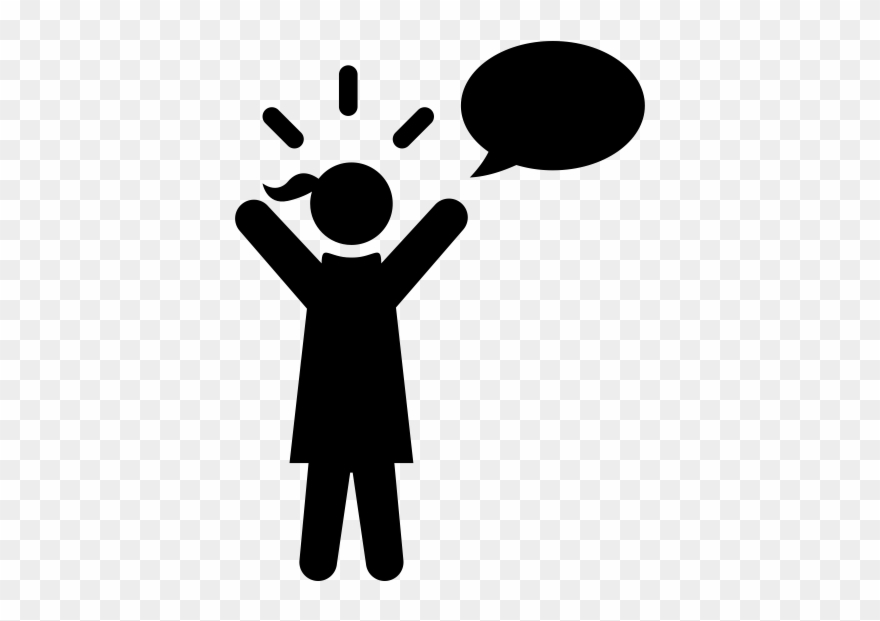 Speech Rubber Stamp - Scream Icon Clipart