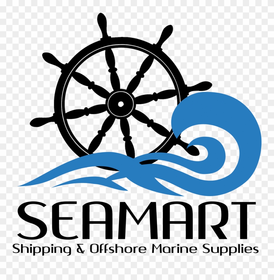 Ship Steering Wheel Black And White Clipart