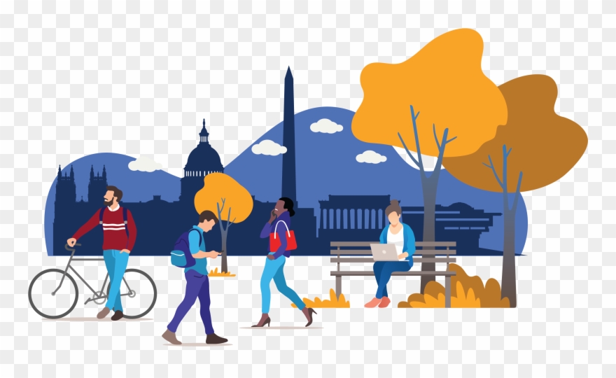 Affordable Housing For Washington Dc Interns - Illustration Clipart