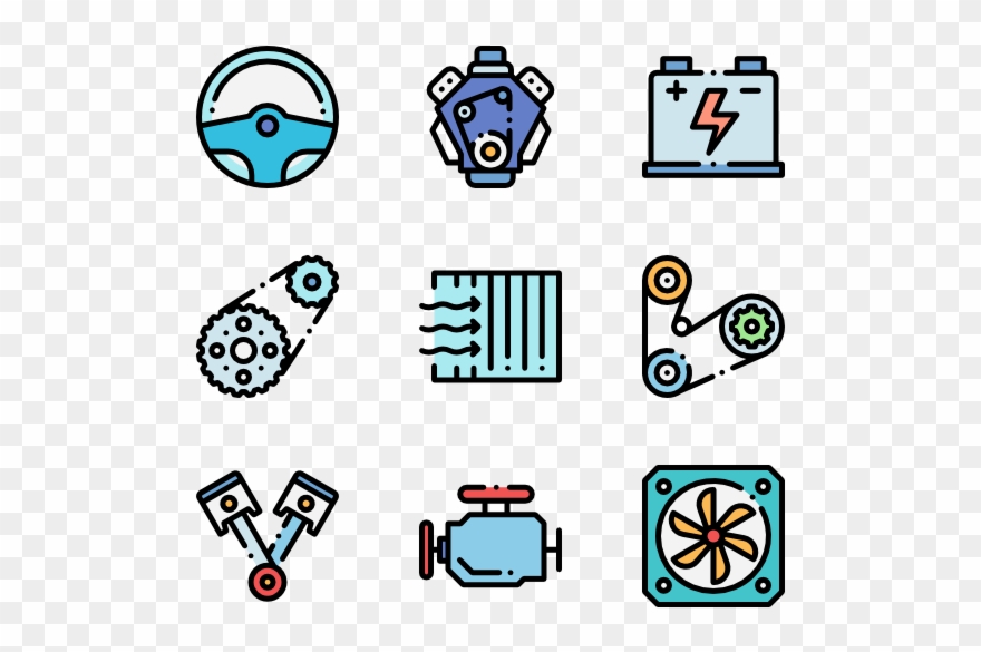 Image Black And White Download Mechanical Engineering - Clipart Of Car Engine Png Transparent Png