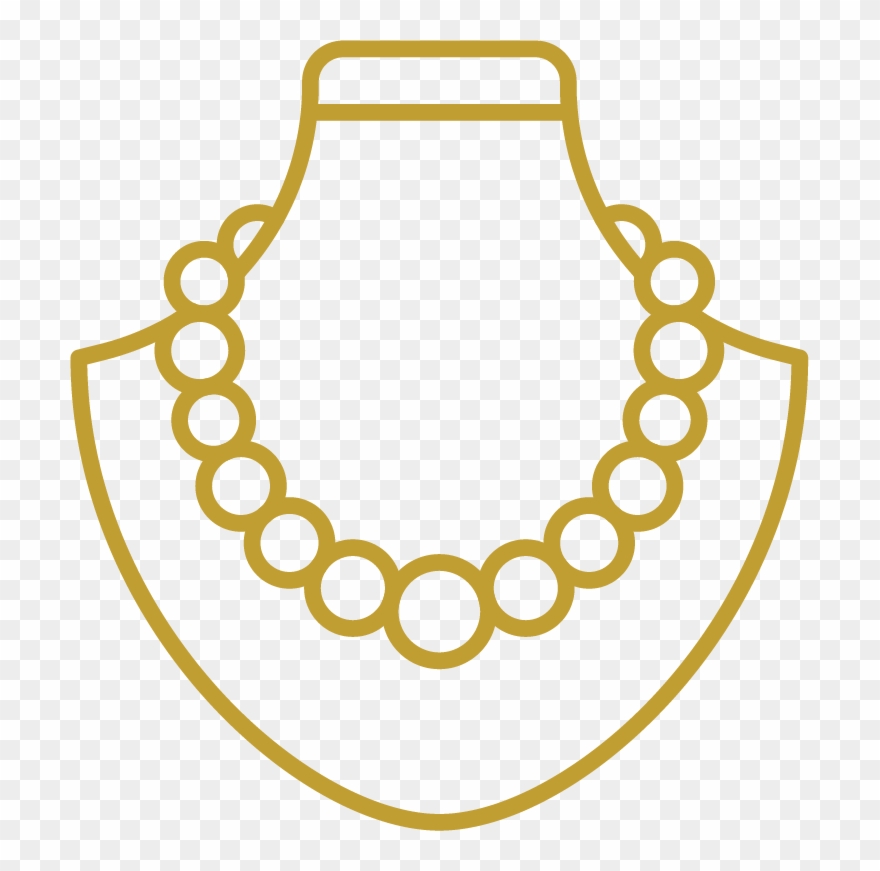Pearls Icon - Pearl Necklace Icon Clipart