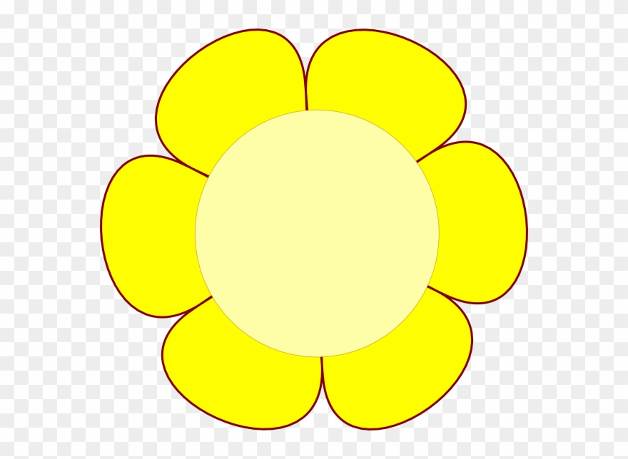 Flower Clip Art At Clker Com - Flor Amarela Png Transparent Png