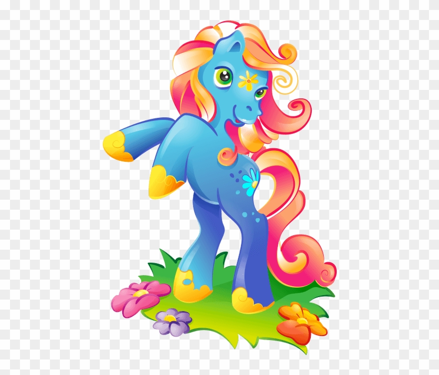 Blue Unicorn - Science Clipart